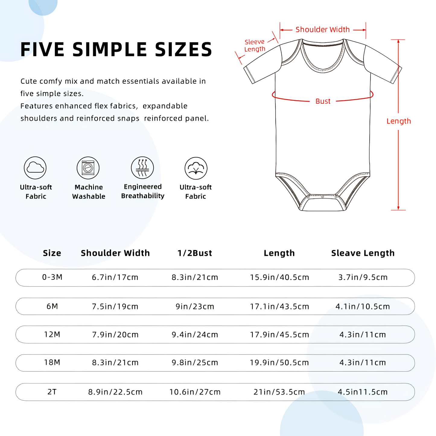 All-Over Print Short Sleeve Baby One-Piece