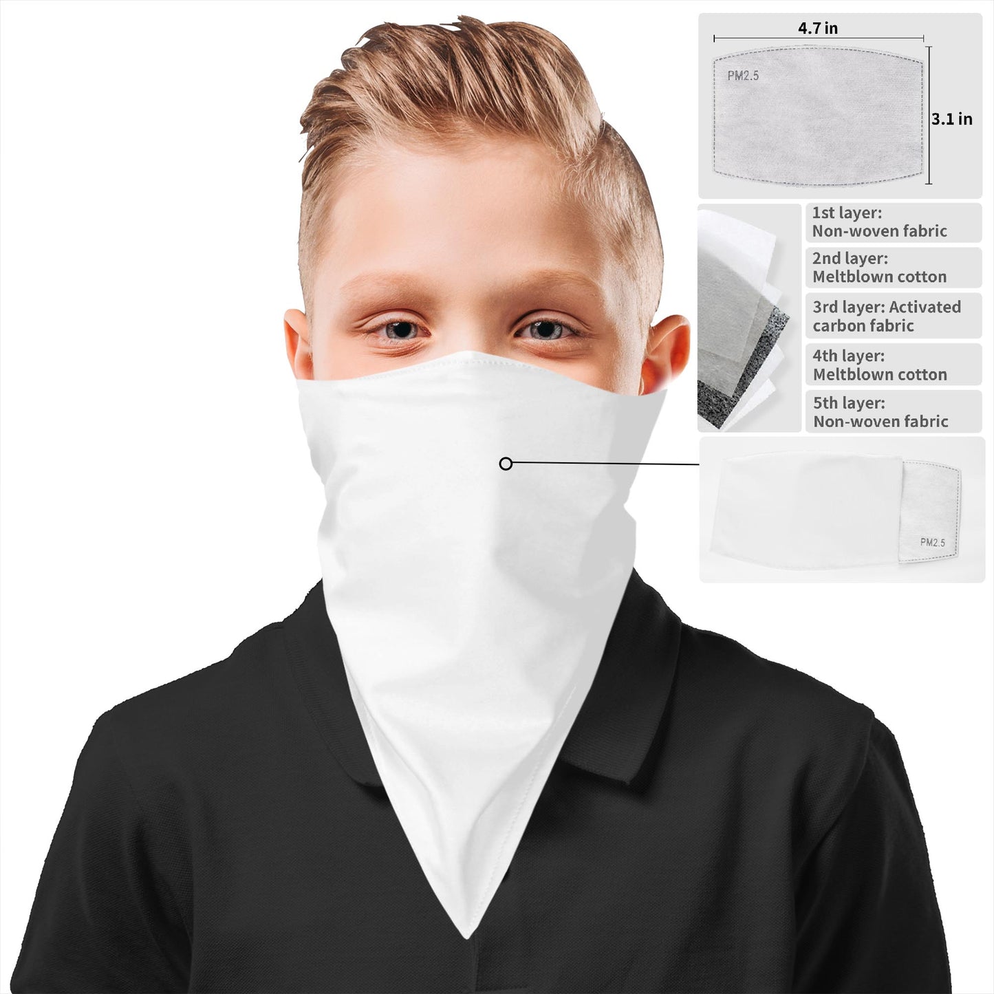 Children Sports Scarf/Bandana