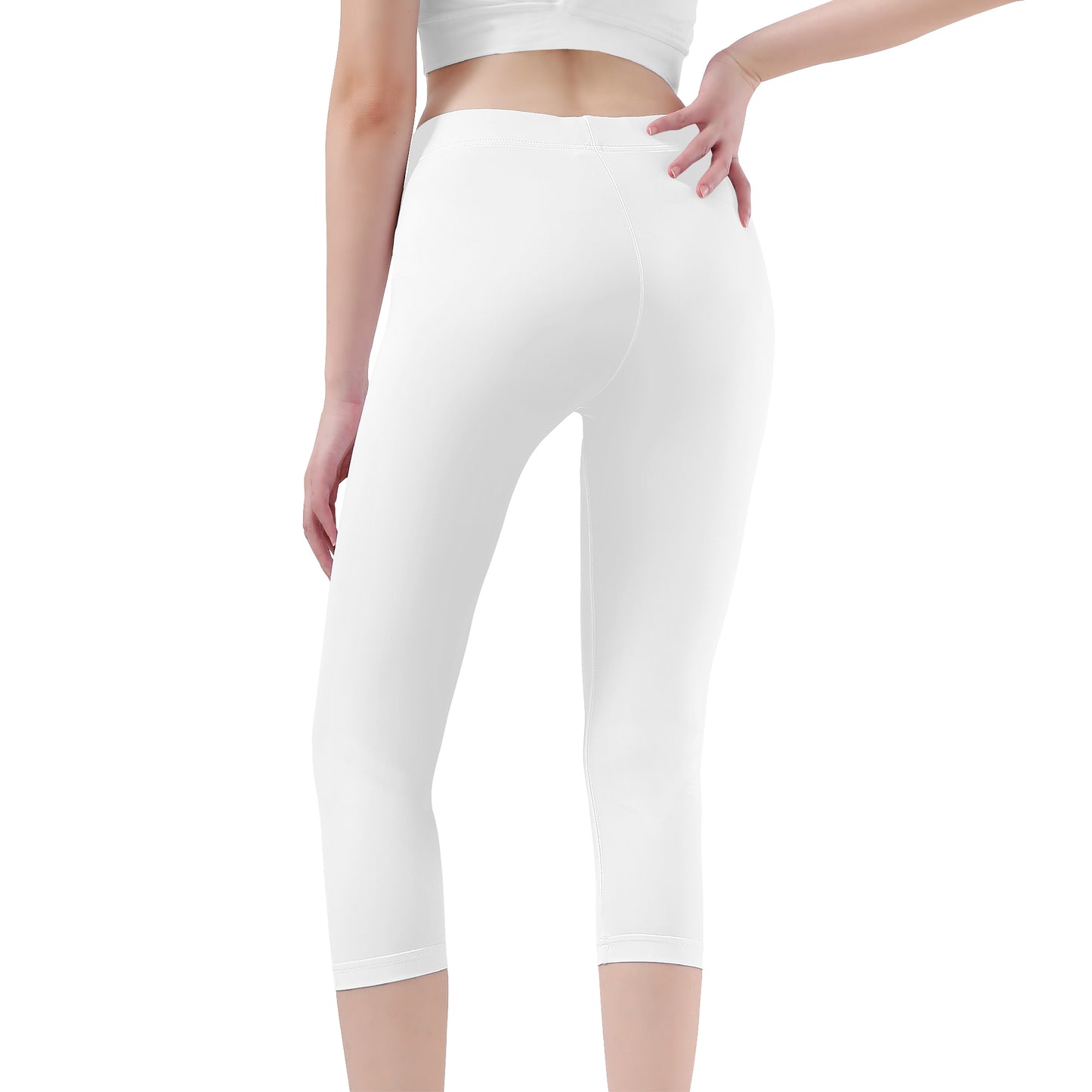 All-Over Print Capri Yoga Leggings