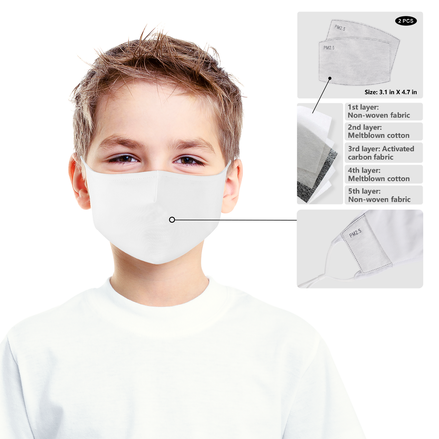 KYS Kids Respirator Mask