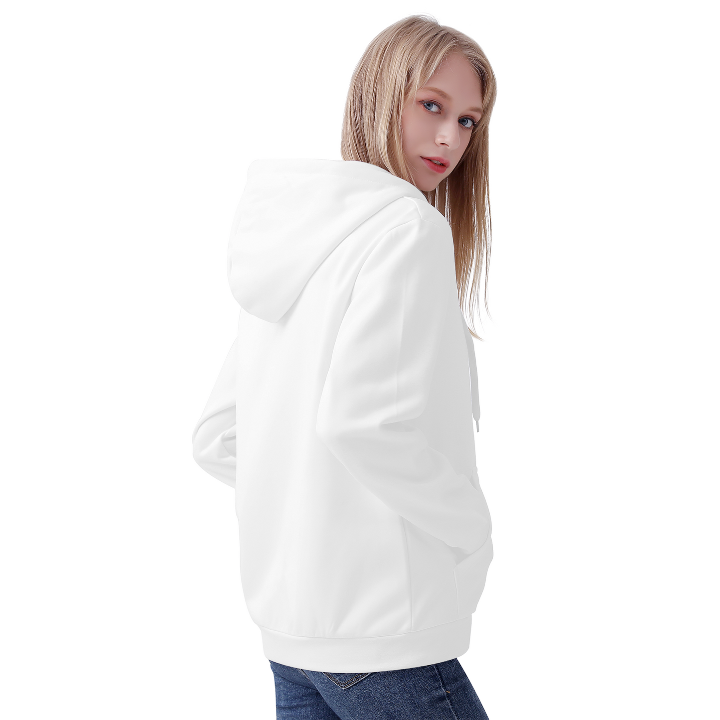 Women's All Over Print Zip Hoodie