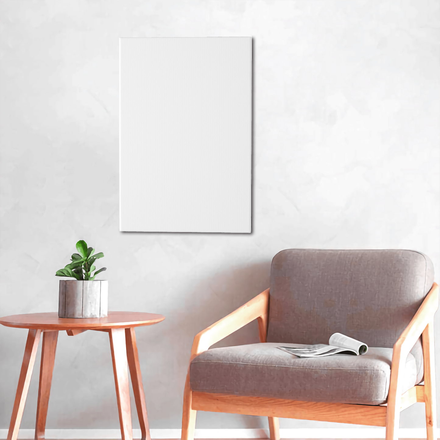 Canvas with Mounting Brackets 16x24in (vertical)