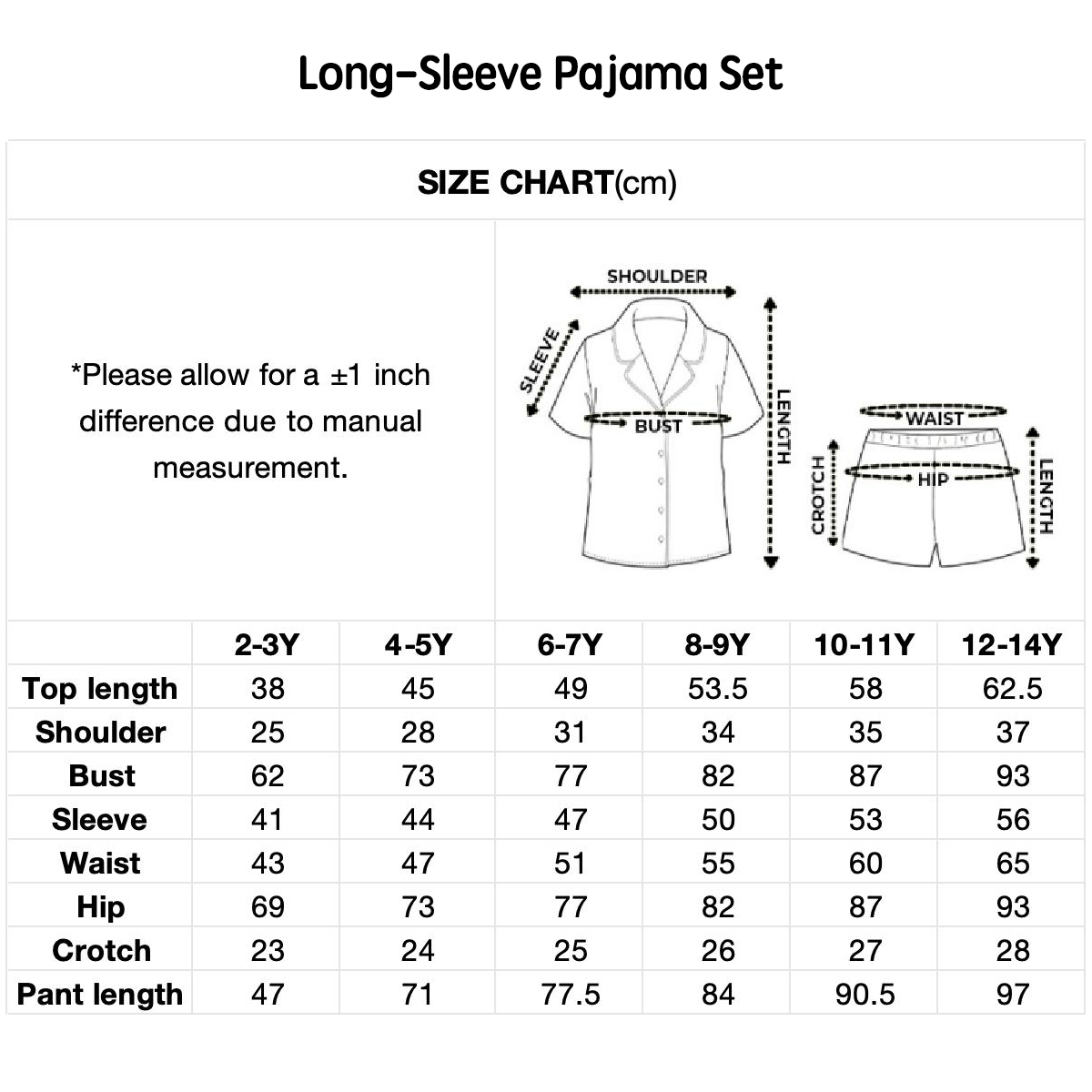 Premium Kids All-Over Print Long-Sleeve Pajama Set