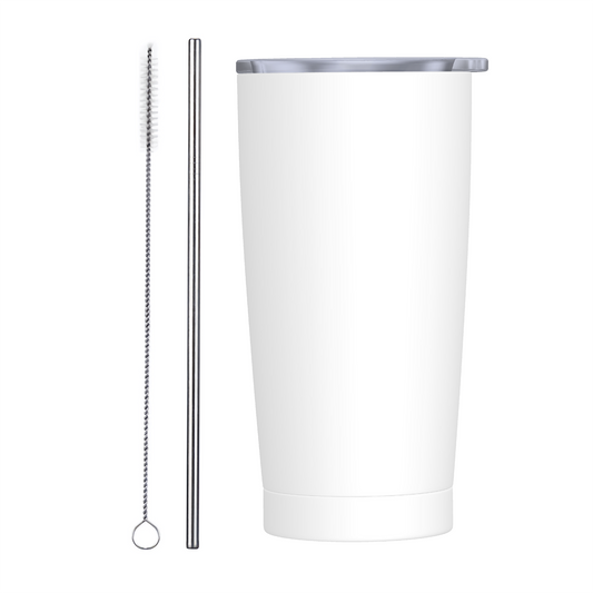 Stainless Steel Straw Lid Cup