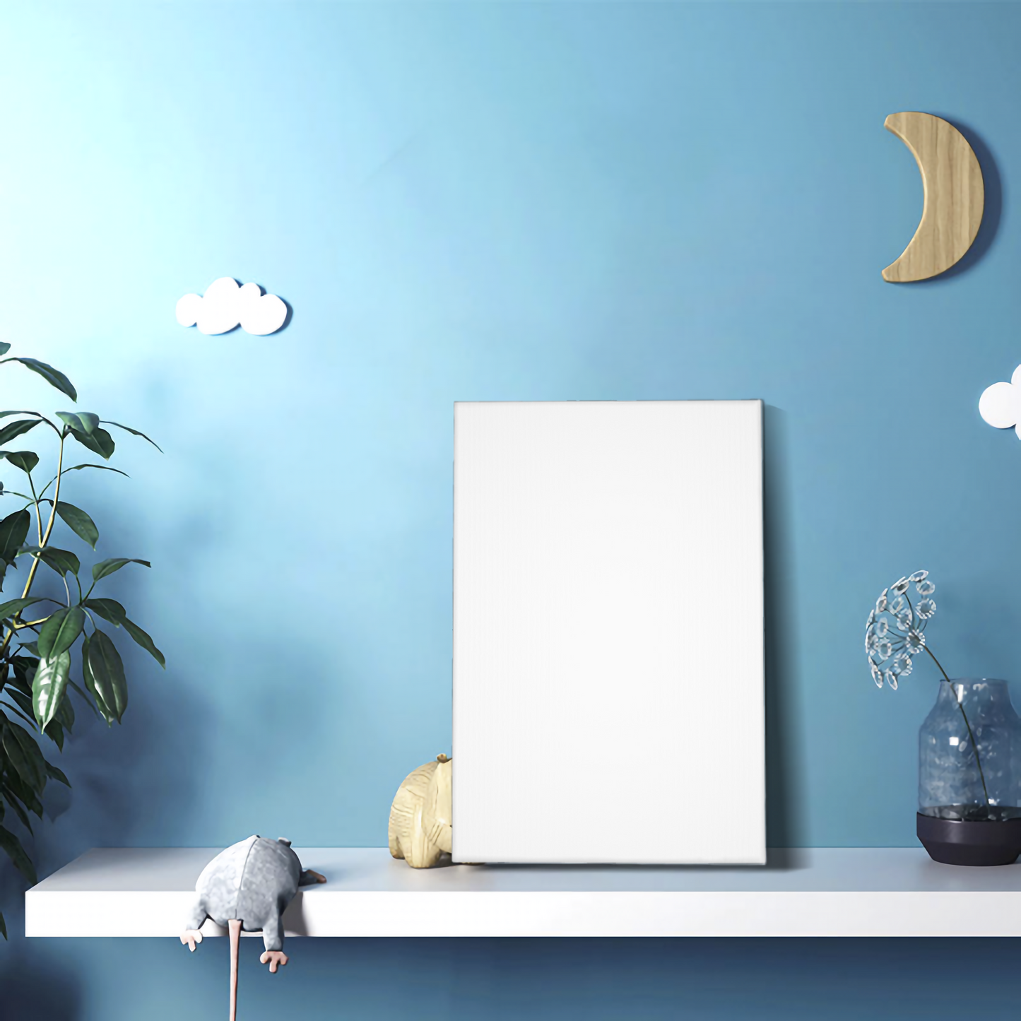 Canvas with Mounting Brackets 12x18in (vertical)