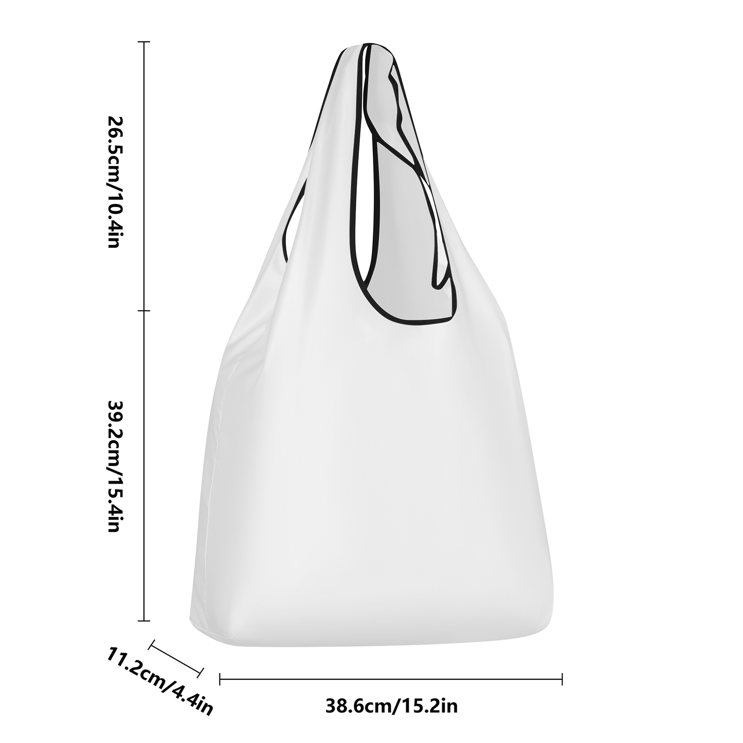 KO 3 Pcs Grocery Bags