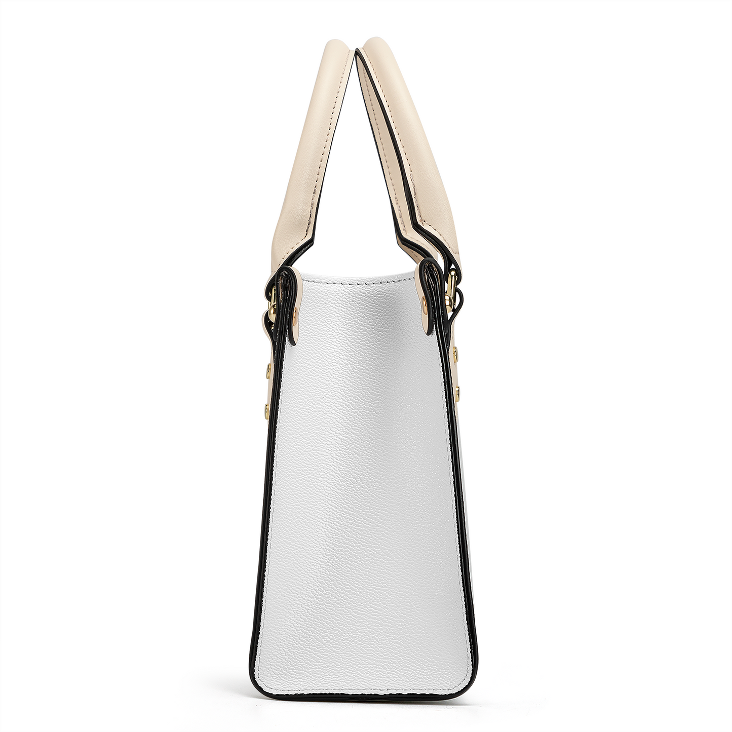 Luxury Women PU Tote Bag - White