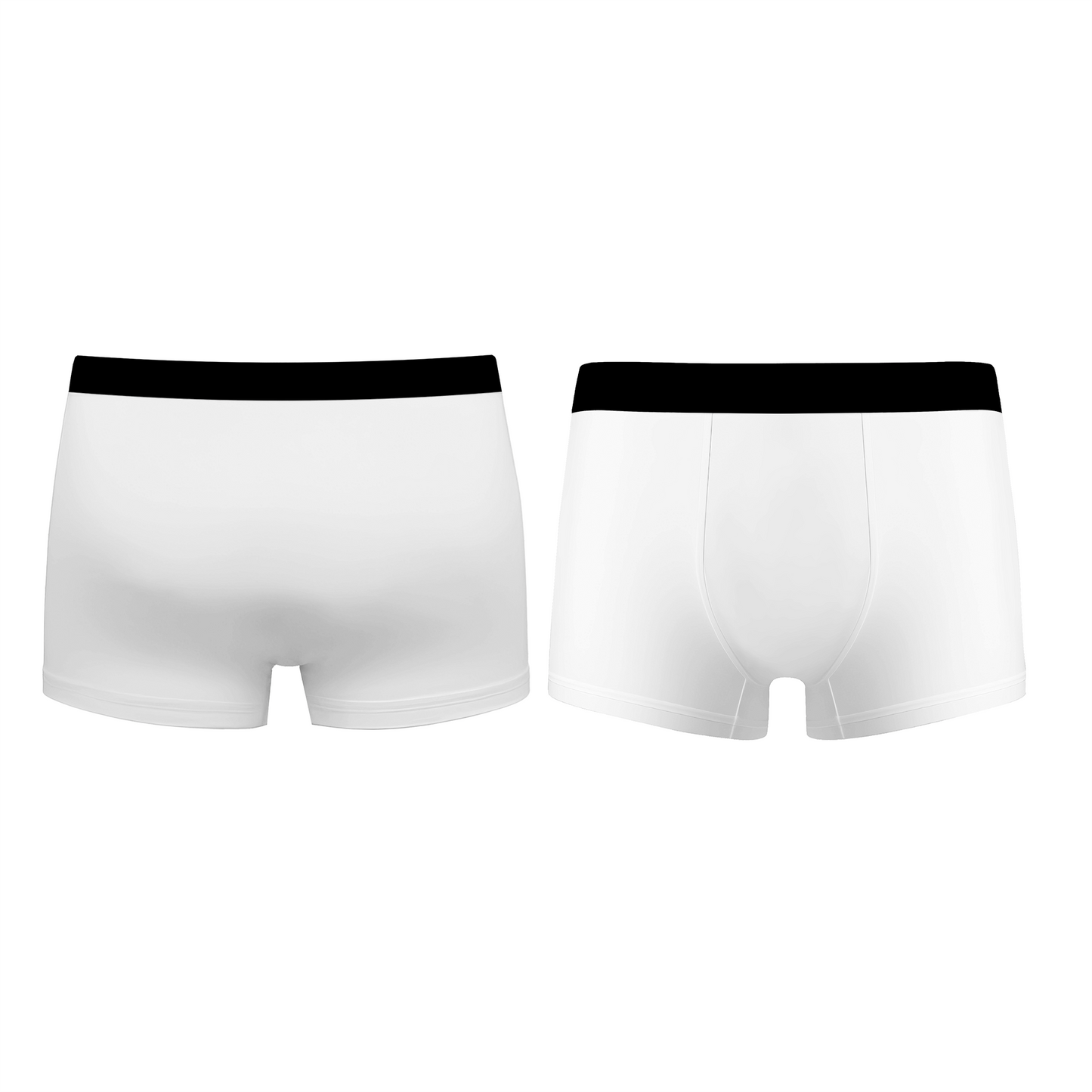 Premium  Men's All-Over Print Boxer Briefs with Comfort Pouch
