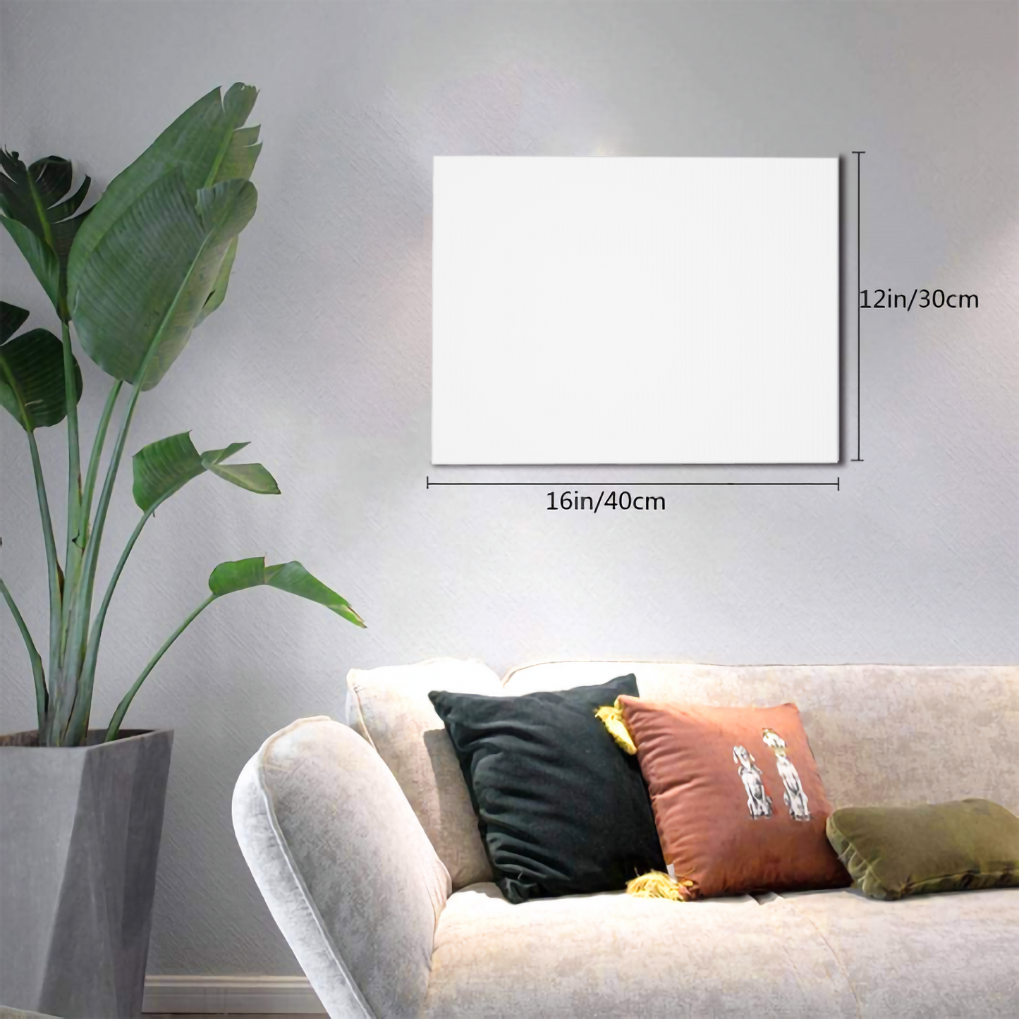 Canvas with Mounting Brackets 12x16in (horizontal)