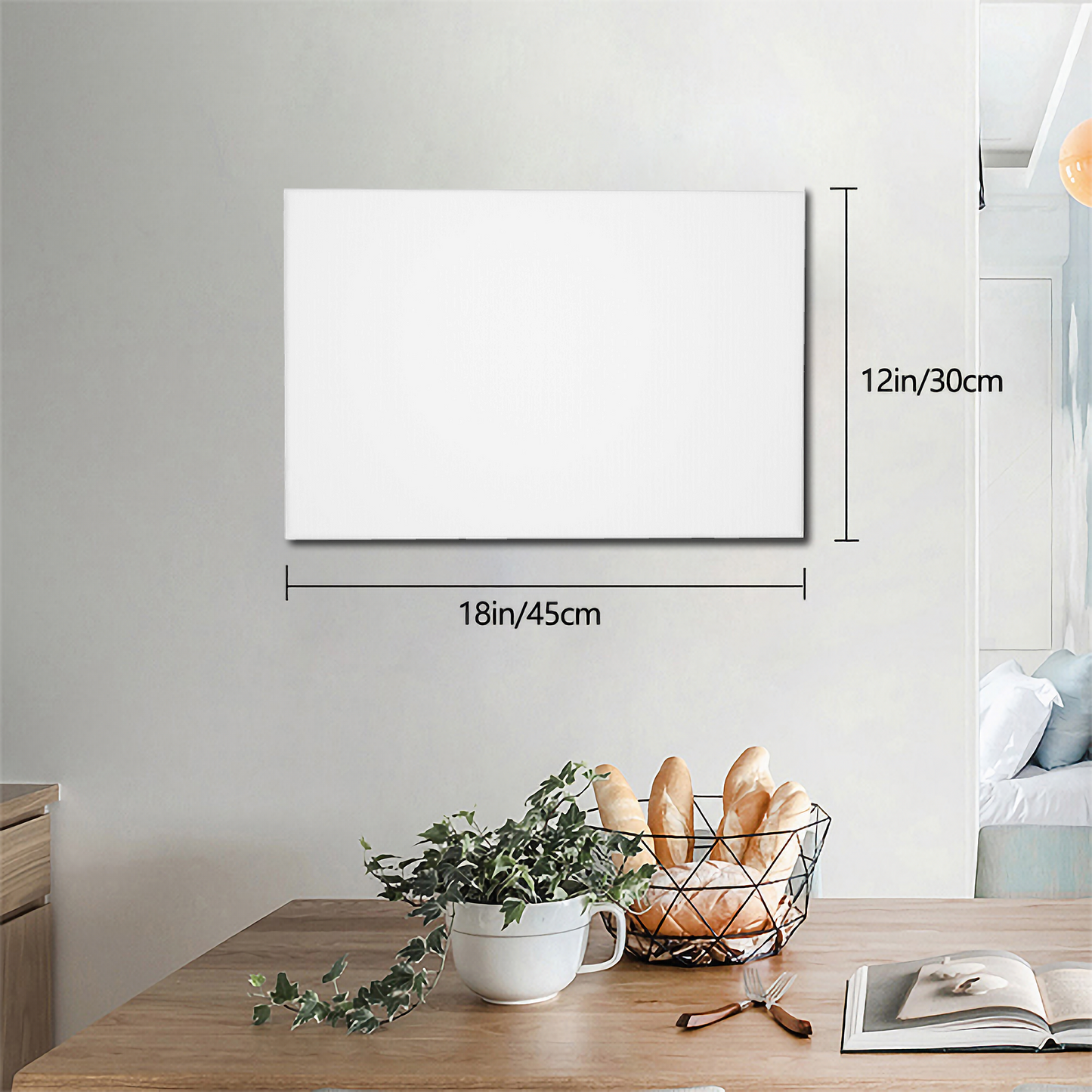 Canvas with Mounting Brackets 12x18in (horizontal)