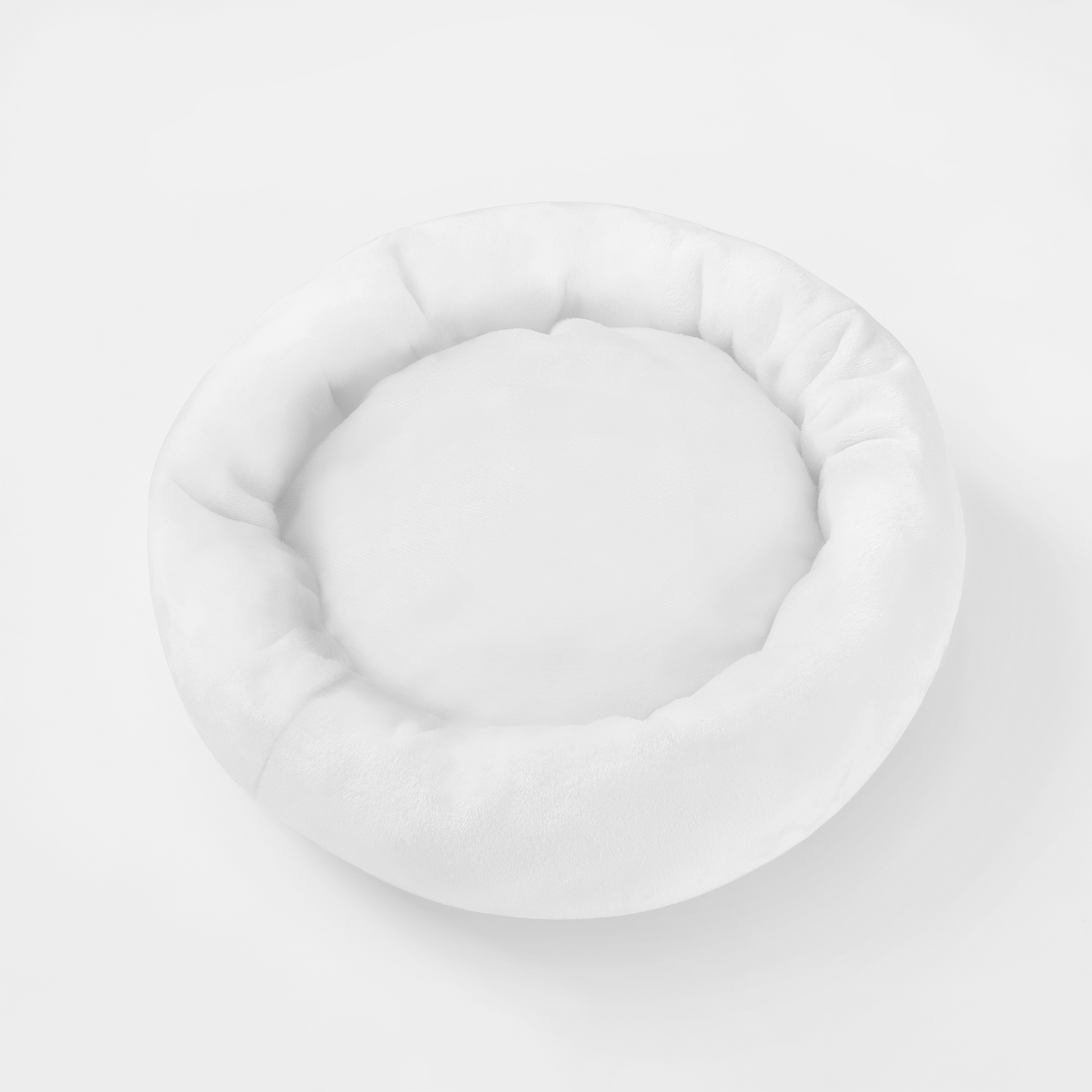 Flannel Round Pet Bed (23X23in)