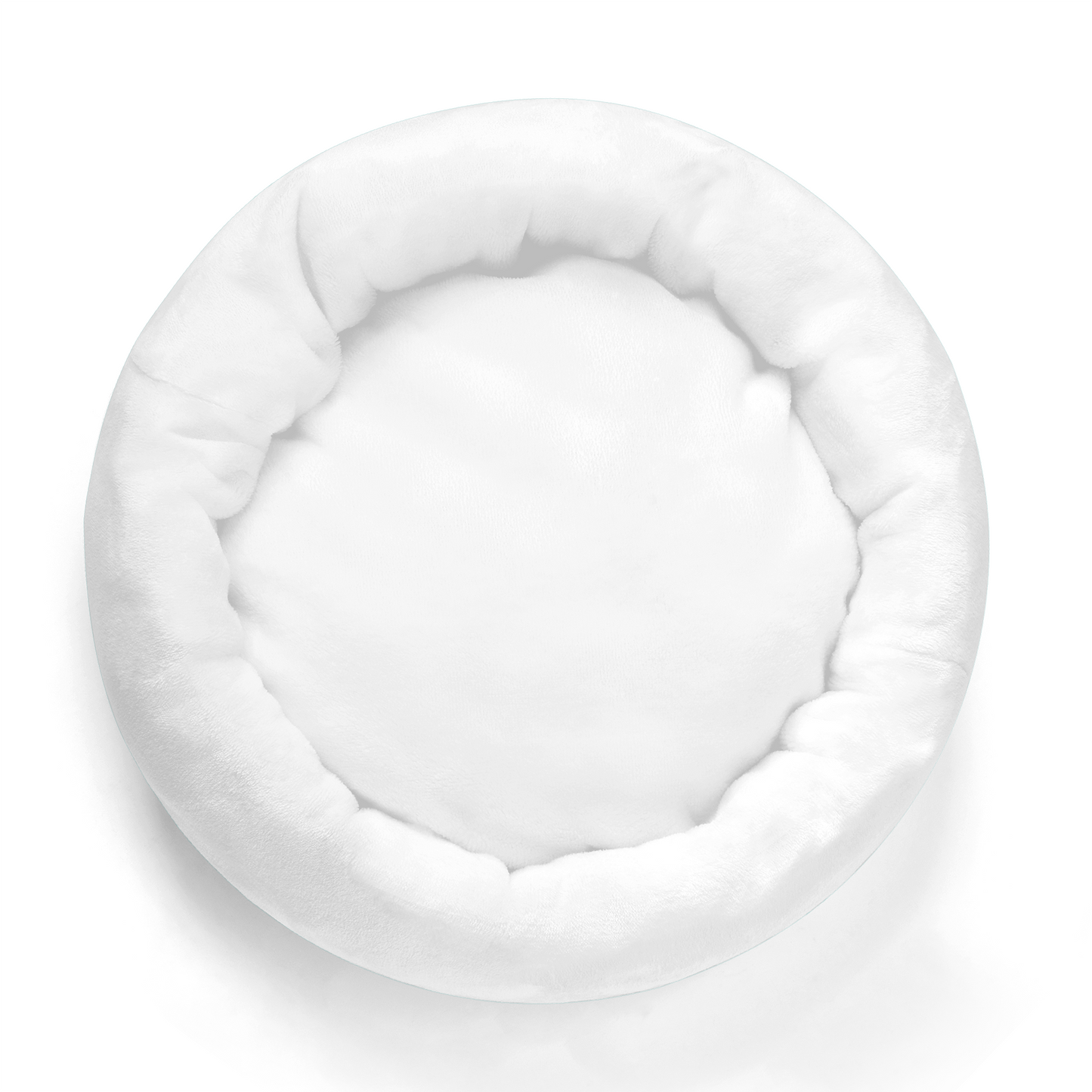 Flannel Round Pet Bed (27X27in)