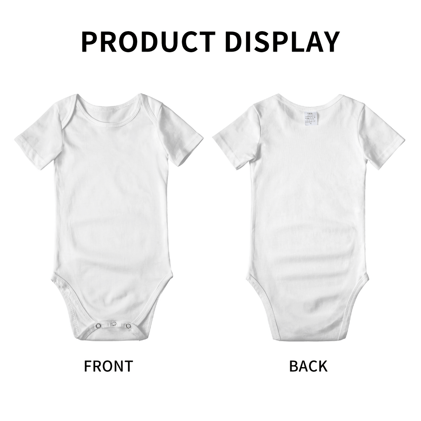Multicolor Baby Onesies