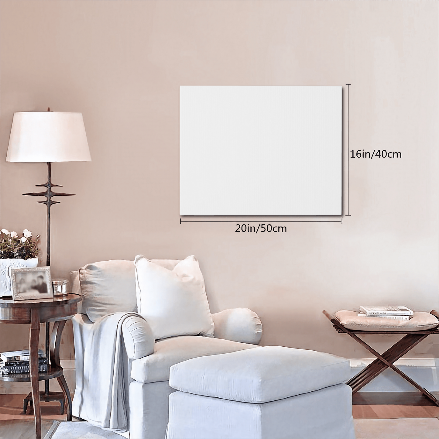 Canvas with Mounting Brackets 16x20in (horizontal)