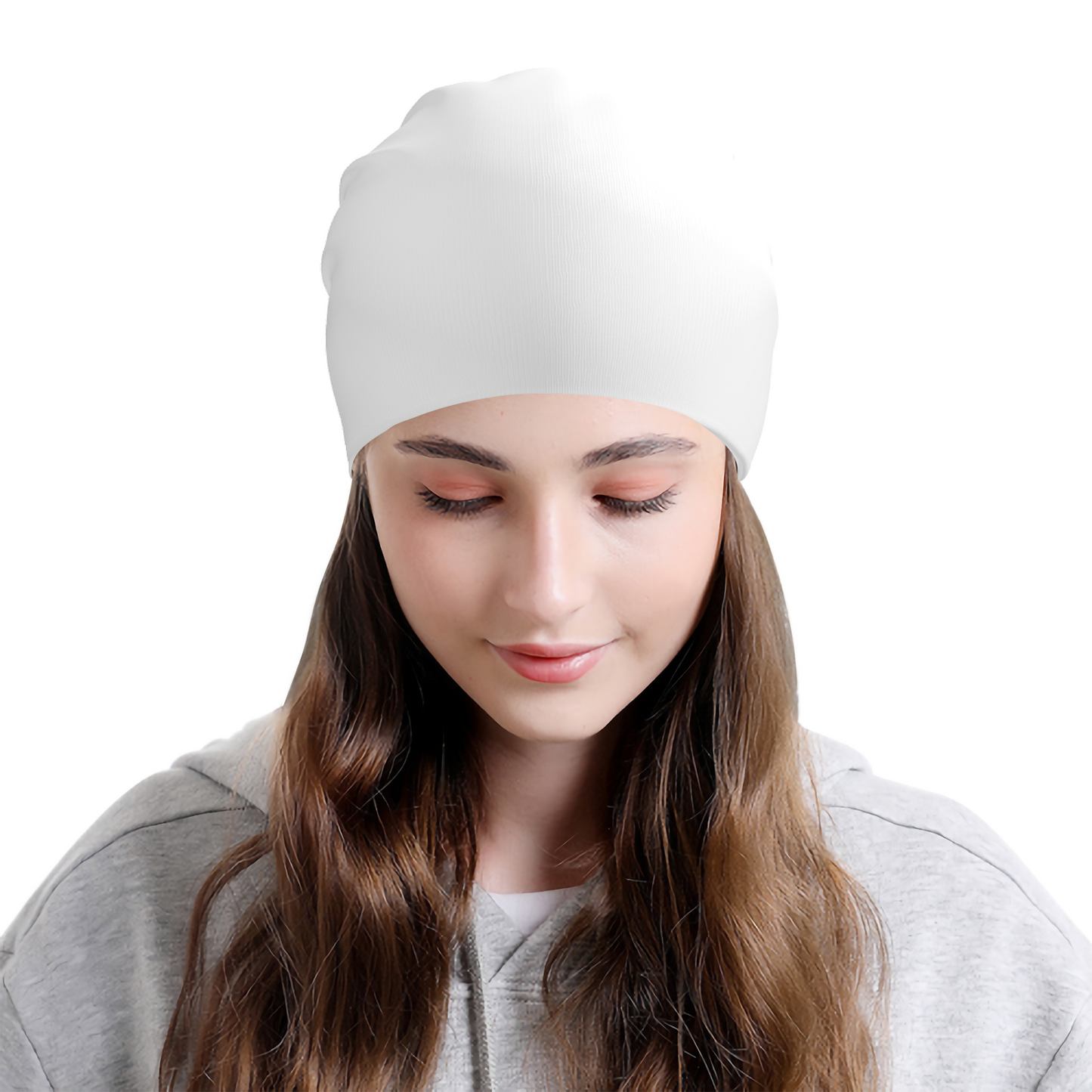 Adult Knitted Beanie - Silk