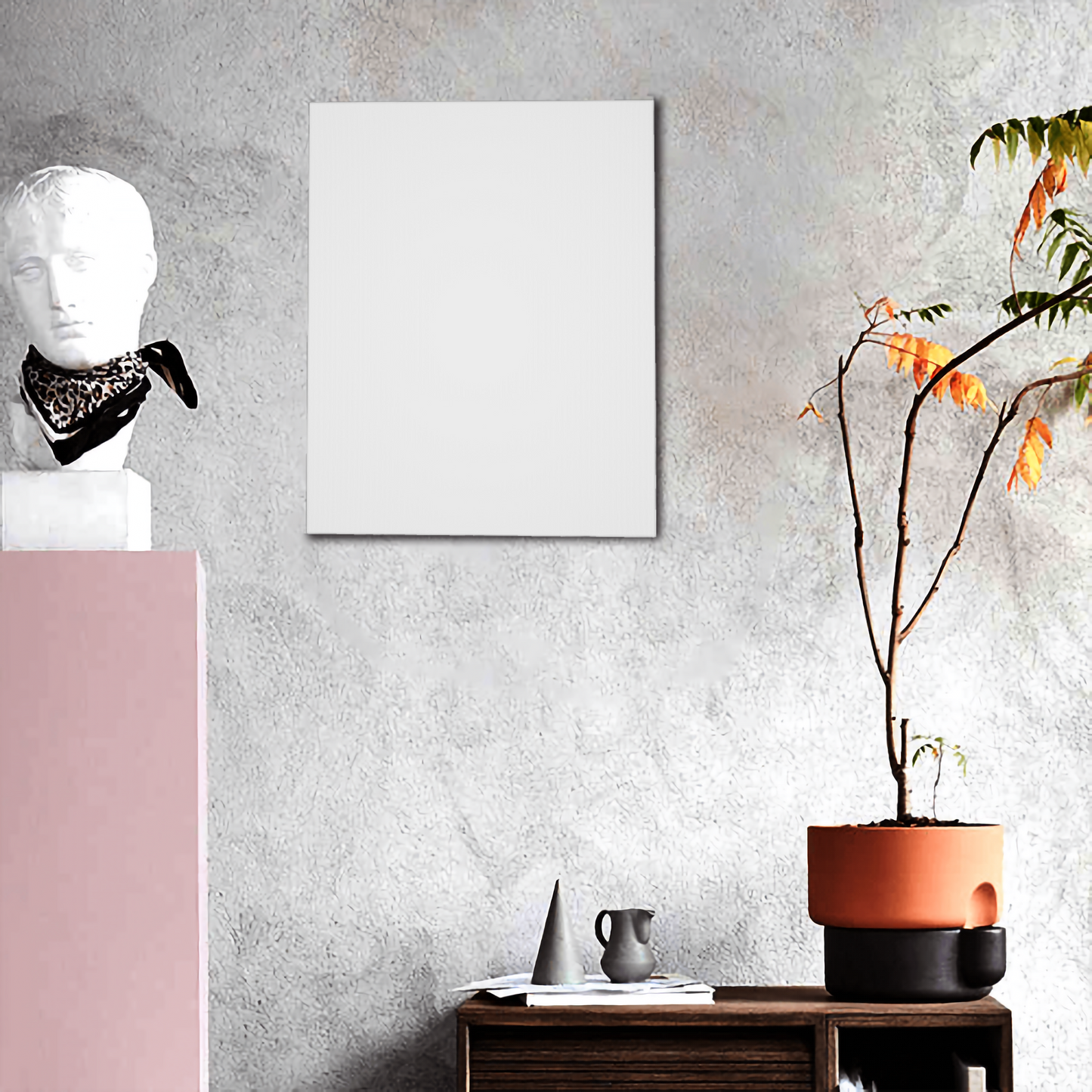 Canvas with Mounting Brackets 16x20in (vertical)