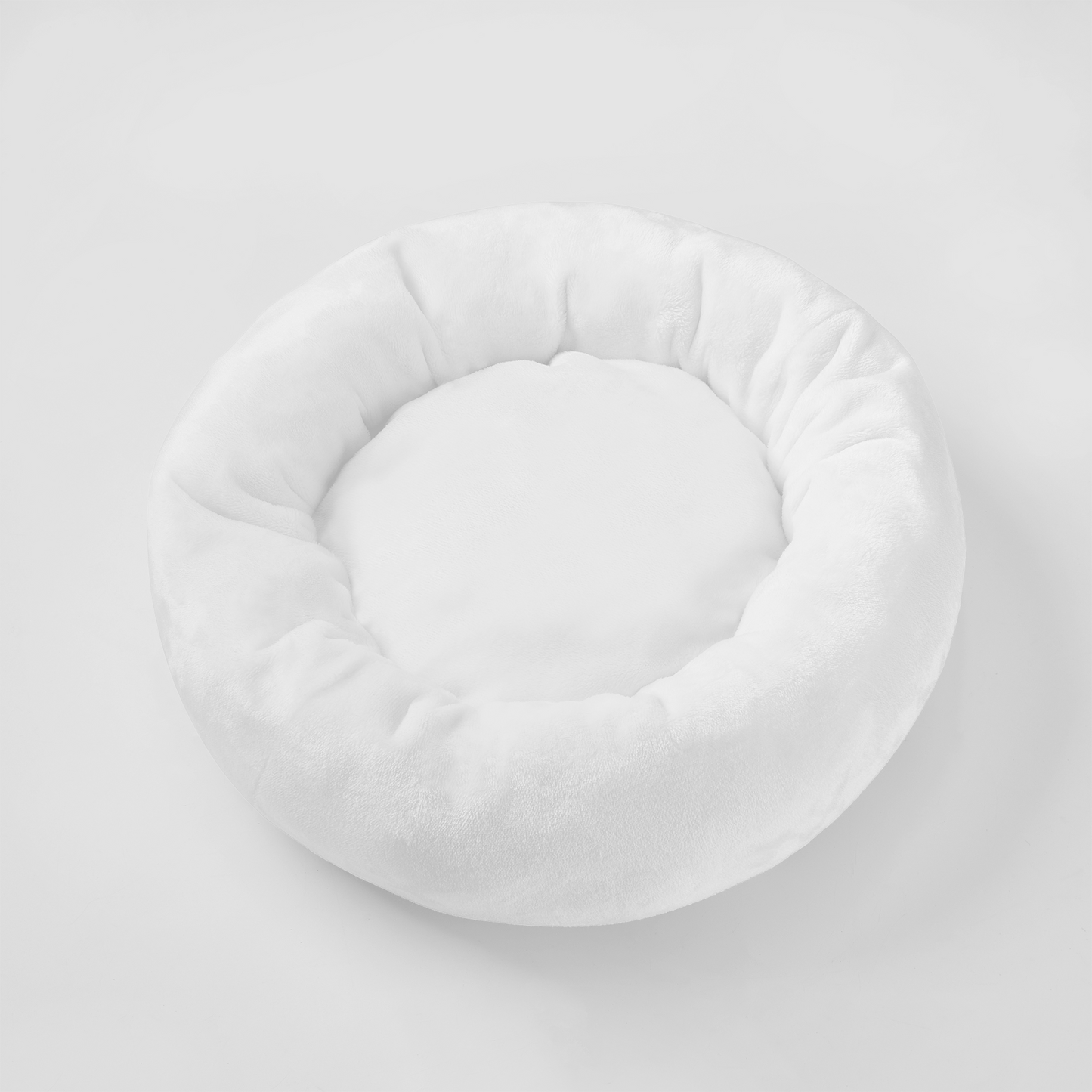 Flannel Round Pet Bed (19X19in)